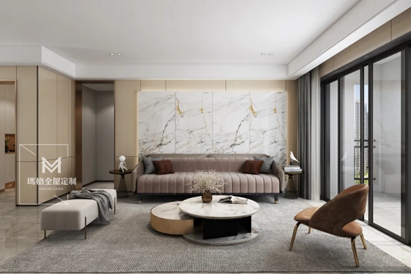 玛格全屋定制:165m²简约新房,实物竟比设计图好看 玛格全屋定制:165m²简约新房,实物竟比设计图好看