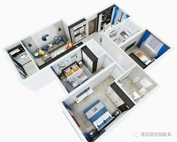 蒂莱斯全屋定制从生活方式出发，以全案设计思维，升级定制家居