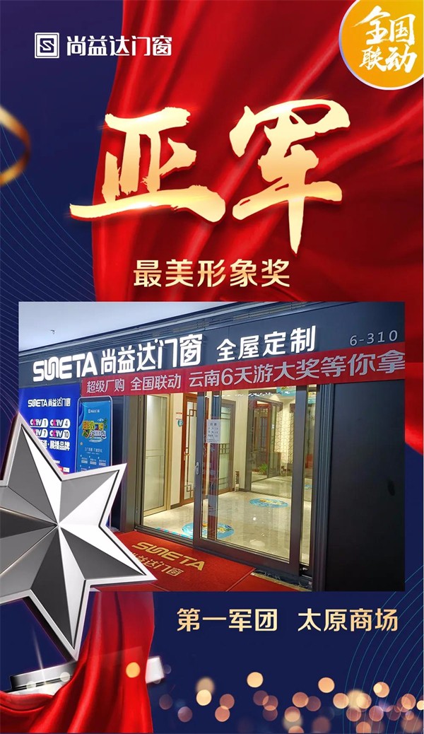 尚益达门窗全国联动钜惠活动以完成率147%完满收官！