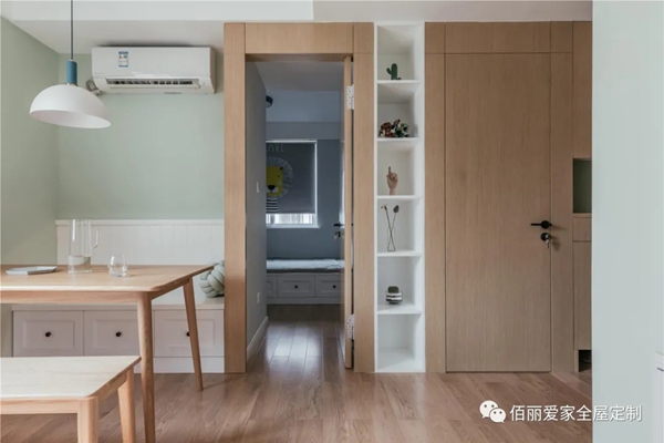 佰丽爱家全屋定制|70㎡北欧风学区房，空间利用最大化！