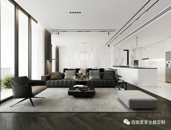 佰丽爱家全屋定制|装不装修都要看的客厅设计，美哭了！