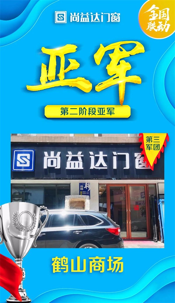 尚益达门窗全国联动钜惠活动以完成率147%完满收官！