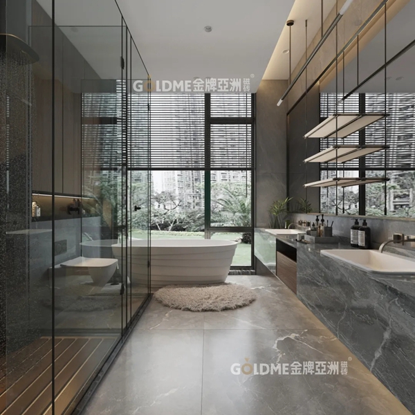 金牌亚洲瓷砖：120㎡现代轻奢，舒适与格调并存