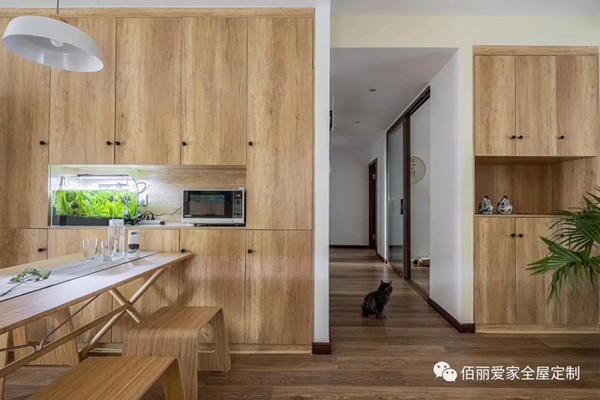 佰丽爱家全屋定制|116㎡日式原木风