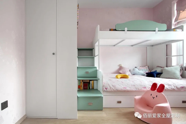 佰丽爱家全屋定制|120㎡现代风2居室，治愈色打造温馨生活方式！