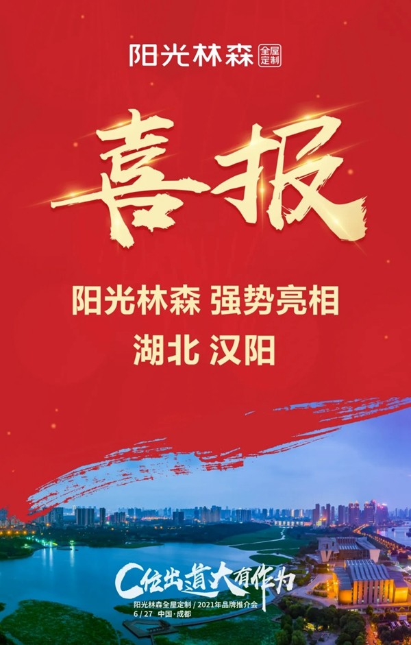十店连开 气势如虹 阳光林森全屋定制品牌风暴再度来袭! 十店连开 气势如虹 阳光林森全屋定制品牌风暴再度来袭!