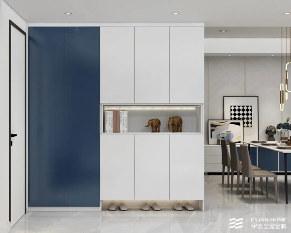 伊恋全屋定制案例|1m²当5m²用,4款入户玄关打造精致生活