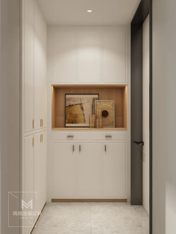 玛格全屋定制|这112㎡简约风，完工后惊艳全小区！