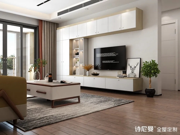 诗尼曼全屋定制|白色+浅木色！上百张效果图来了！