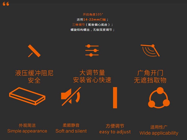 炬森五金铰链产品篇丨RC款铰链