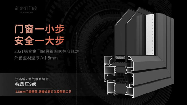 新豪轩门窗标准再升级，以实力应考新国标！