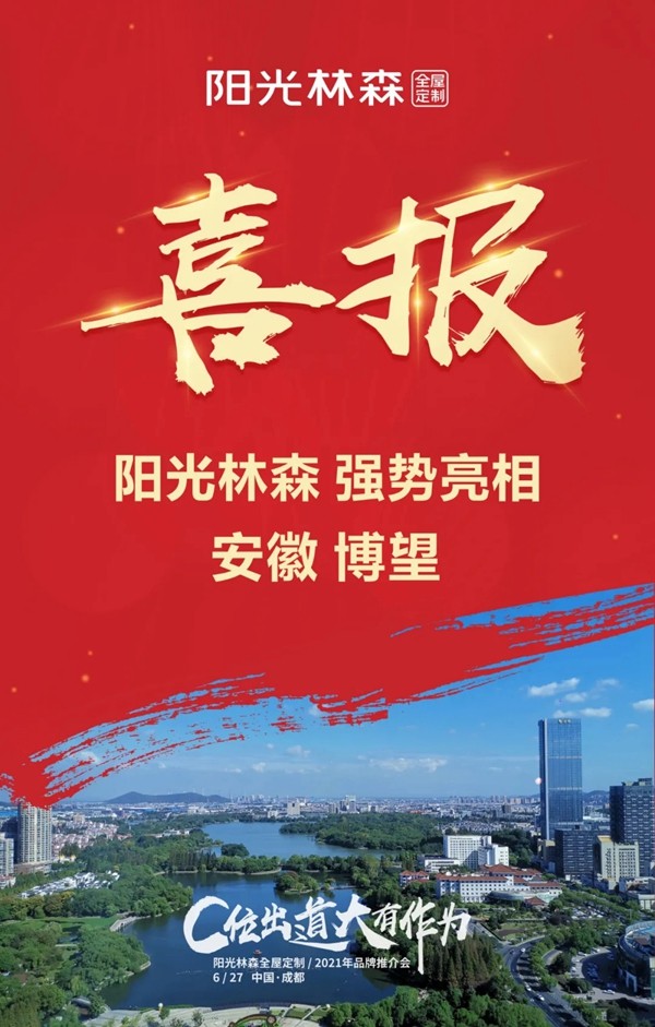 十店连开 气势如虹 阳光林森全屋定制品牌风暴再度来袭! 十店连开 气势如虹 阳光林森全屋定制品牌风暴再度来袭!