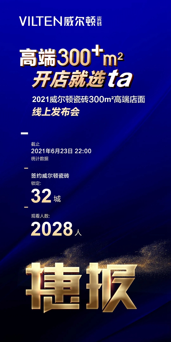 威尔顿首场直播锁定32城