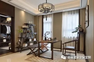 佰丽爱家全屋定制|140平新中式风装修,一步一景展禅意古韵!