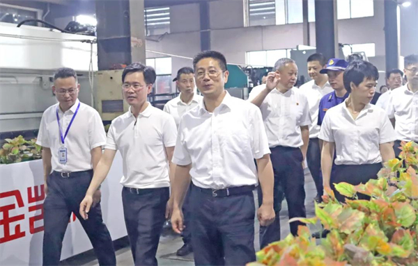 金凯德入户门：武义县委书记姚激扬一行来访调研，鼓励公司高质量发展！