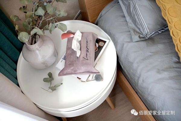 佰丽爱家全屋定制|120㎡现代风2居室，治愈色打造温馨生活方式！
