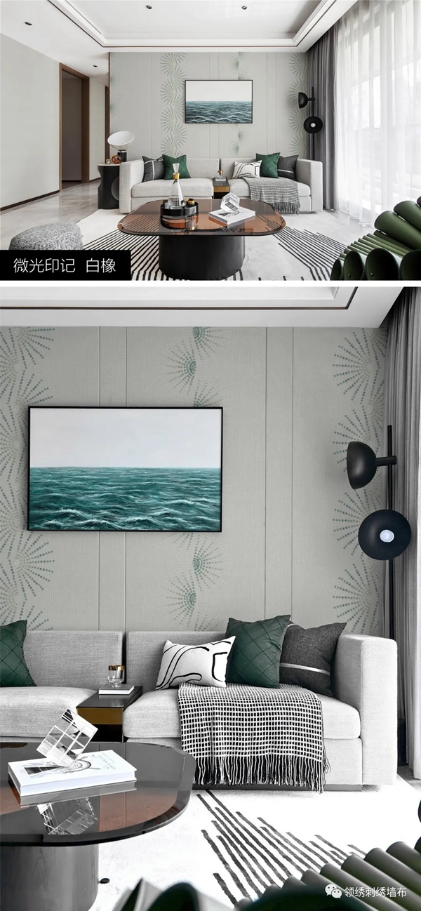 领绣墙布|纳东方青竹意，拂西欧简约风，在这里，拥抱世界的美！