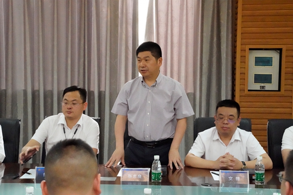 美萨门窗迎接门窗加盟物业合作方华美立家集团总裁张志良一行到访