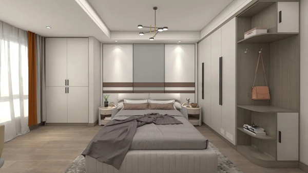 客来福全屋定制|128㎡三室两厅，现代轻奢的家