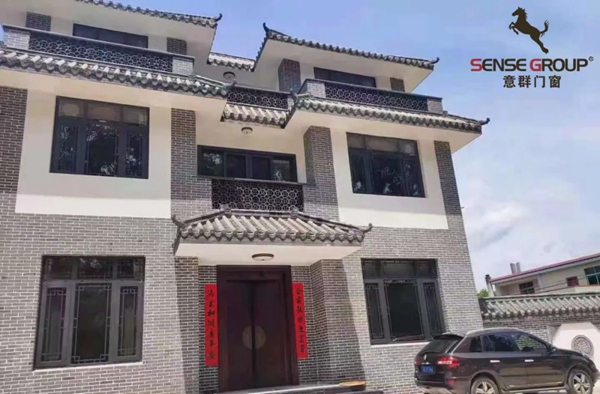 东方式奢华|意群高隔热系统门窗仿古窗实例