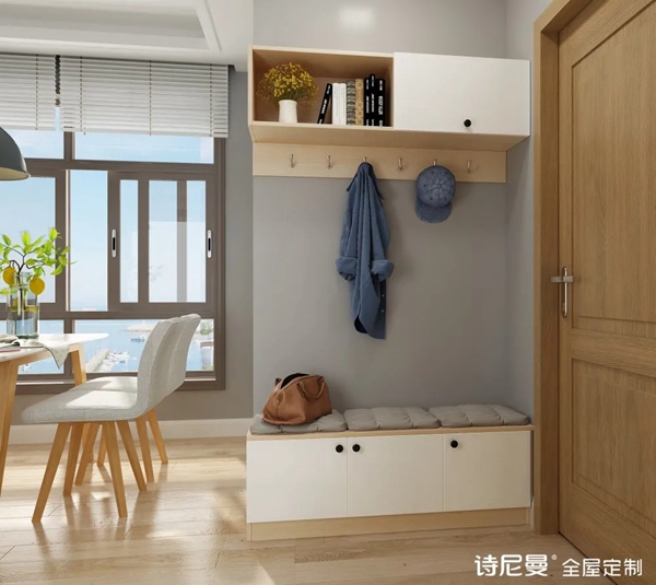 诗尼曼全屋定制|白色+浅木色！上百张效果图来了！