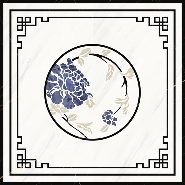 马可波罗陶瓷水刀拼花 | 轻奢新中式，雅致新居室