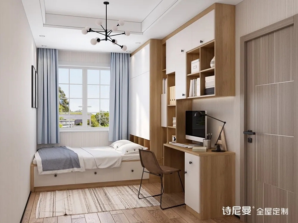 诗尼曼全屋定制|白色+浅木色！上百张效果图来了！