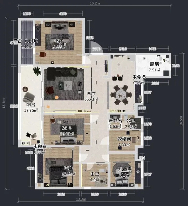 兔宝宝全屋定制|236㎡打造不一般的大气质感空间！