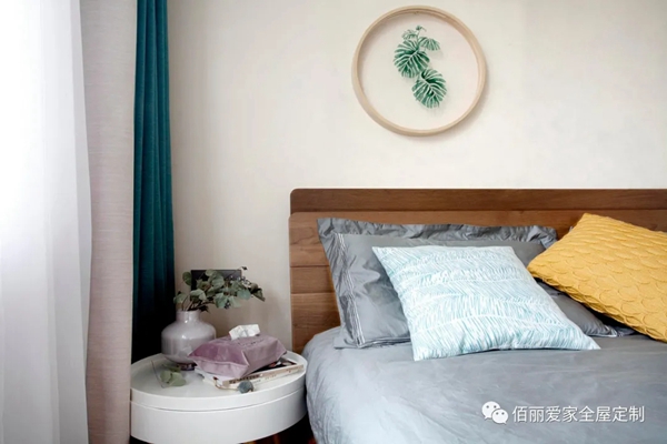 佰丽爱家全屋定制|120㎡现代风2居室，治愈色打造温馨生活方式！