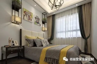 佰丽爱家全屋定制|140平新中式风装修,一步一景展禅意古韵!