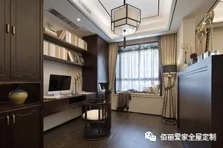 佰丽爱家全屋定制|140平新中式风装修,一步一景展禅意古韵!