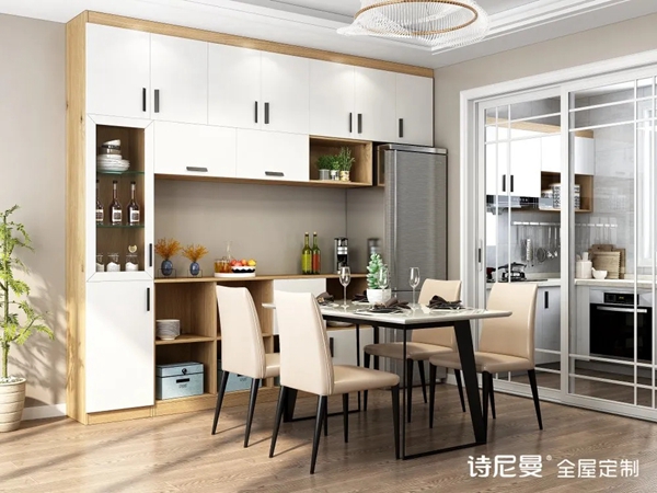 诗尼曼全屋定制|白色+浅木色！上百张效果图来了！