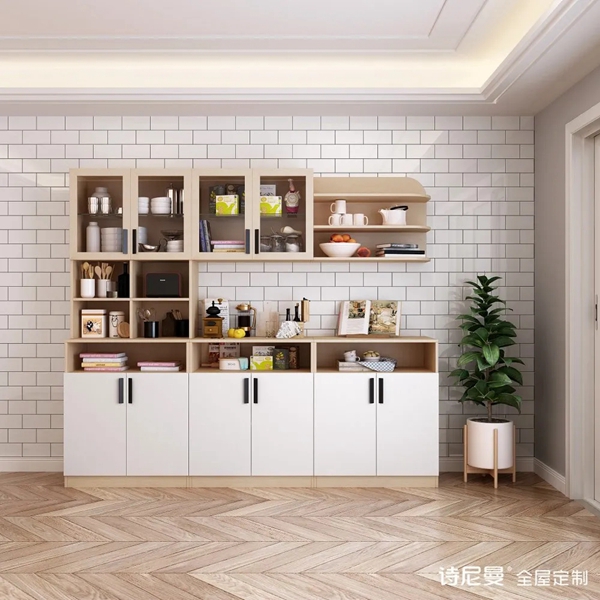 诗尼曼全屋定制|白色+浅木色！上百张效果图来了！