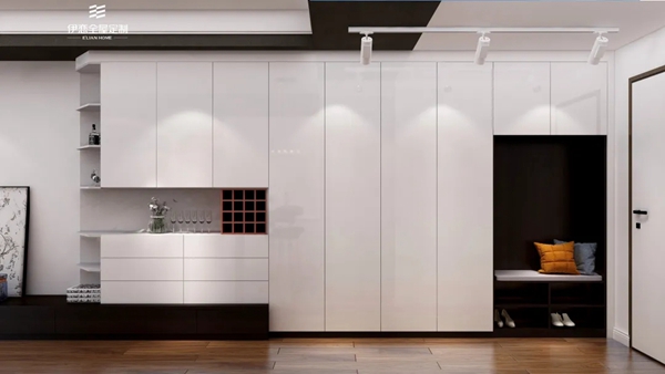 伊恋全屋定制案例|1m²当5m²用,4款入户玄关打造精致生活