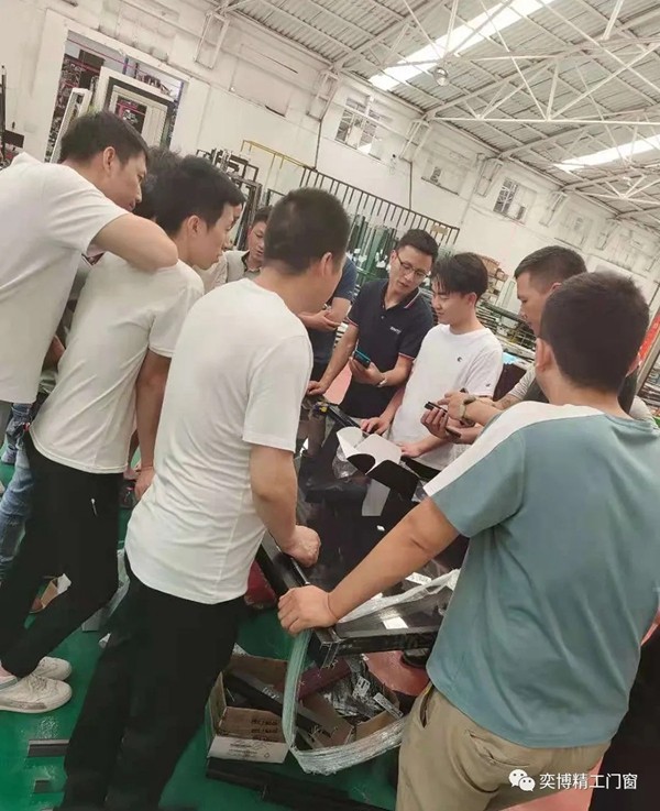 奕博门窗工厂开放日成功举行!