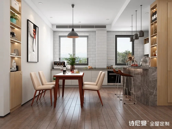诗尼曼全屋定制|白色+浅木色！上百张效果图来了！
