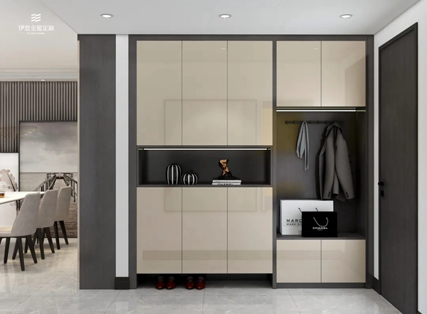 伊恋全屋定制案例|1m²当5m²用,4款入户玄关打造精致生活