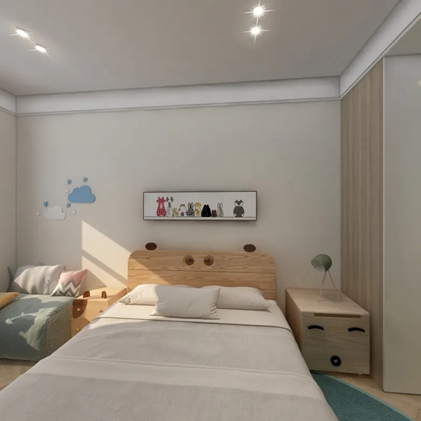 兔宝宝全屋定制|209㎡简约大户型,“妈见打”的空间选择 兔宝宝全屋定制|209㎡简约大户型,“妈见打”的空间选择