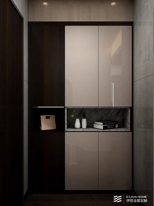 伊恋全屋定制案例|1m²当5m²用,4款入户玄关打造精致生活