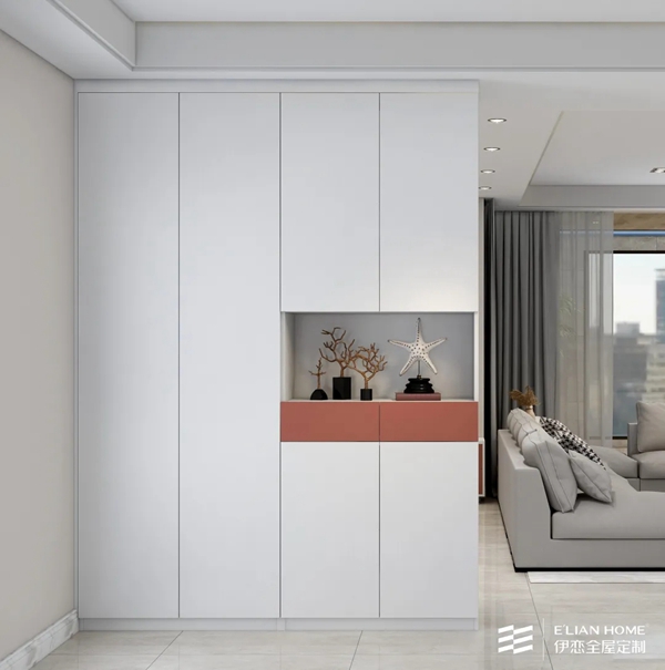 伊恋全屋定制案例|1m²当5m²用,4款入户玄关打造精致生活
