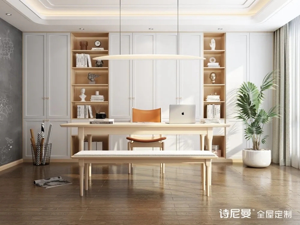 诗尼曼全屋定制|白色+浅木色！上百张效果图来了！