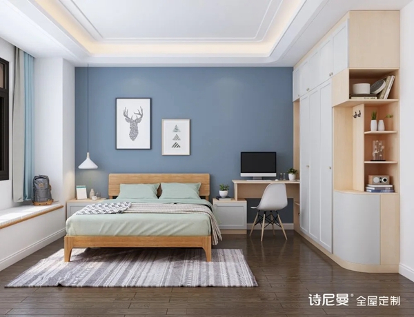 诗尼曼全屋定制|白色+浅木色！上百张效果图来了！