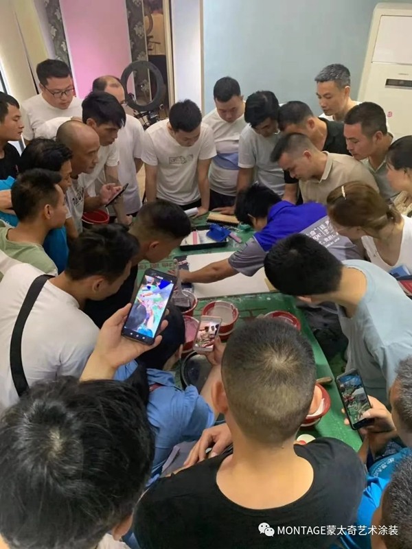 蒙太奇艺术涂装湖南湖北区域经销商交流会圆满结束