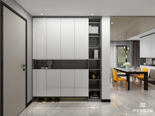 伊恋全屋定制案例|1m²当5m²用,4款入户玄关打造精致生活