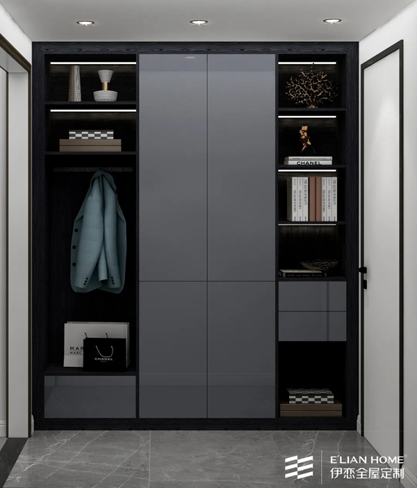 伊恋全屋定制案例|1m²当5m²用,4款入户玄关打造精致生活