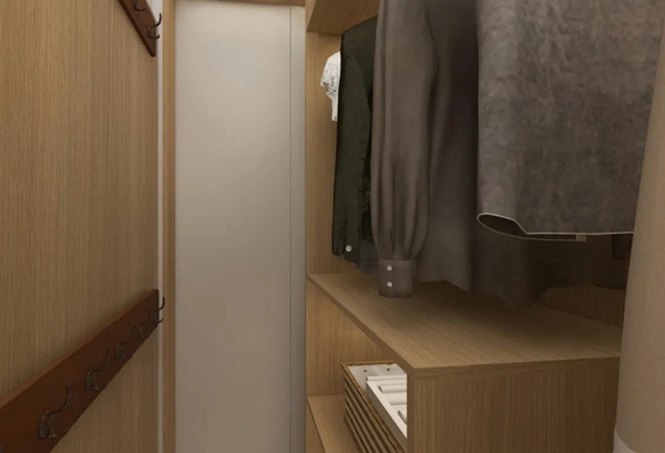  兔宝宝全屋定制|73㎡小户型也能拥有衣帽间？