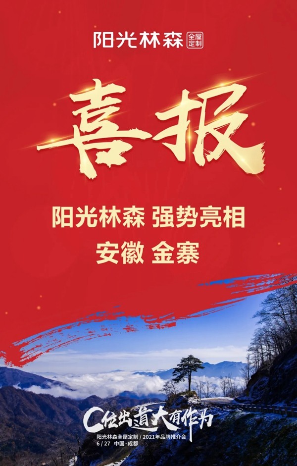 十店连开 气势如虹 阳光林森全屋定制品牌风暴再度来袭! 十店连开 气势如虹 阳光林森全屋定制品牌风暴再度来袭!