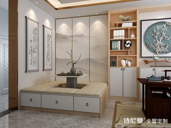 诗尼曼全屋定制|这7个新中式书房美绝了! 诗尼曼全屋定制|这7个新中式书房美绝了!