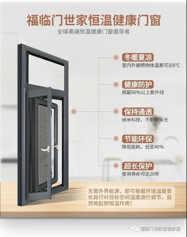 福临门世家门窗丨给家居涂上一层“防晒霜”