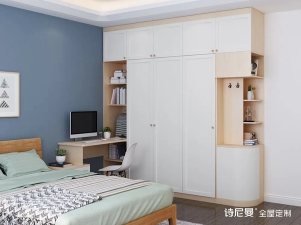 诗尼曼全屋定制|白色+浅木色！上百张效果图来了！
